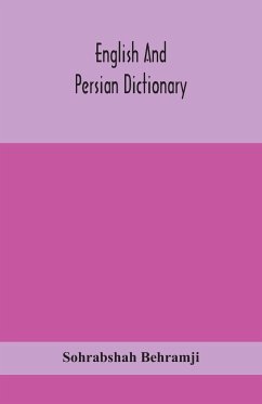 English and Persian dictionary - Behramji, Sohrabshah