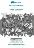 BABADADA black-and-white, Deutsch mit Artikeln - Sesotho sa Leboa, das Bildwörterbuch - pukunt¿u e bonagalago