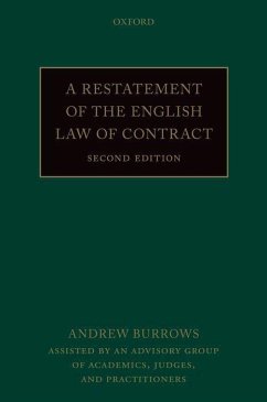 A Restatement of the English Law of Contract - Burrows, Andrew