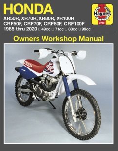 Honda XR50R, XR70R, XR80R, XR100R, CRF50F, CRF70F, CRF80F, CRF100F (85-20) - Haynes Publishing