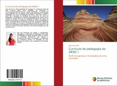 Currículo de pedagogia do DEDC I - Reis, Josemara