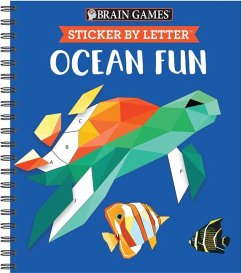 Brain Games - Sticker by Letter: Ocean Fun (Sticker Puzzles - Kids Activity Book) - Publications International Ltd; Brain Games; New Seasons