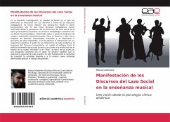 Manifestación de los Discursos del Lazo Social en la enseñanza musical - Alcántara, Manuel