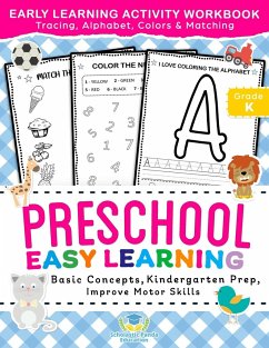 Preschool Easy Learning Activity Workbook - Panda Education, Scholastic