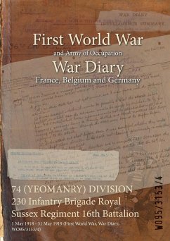 Cover 74 (YEOMANRY) DIVISION 230 Infantry Brigade Royal Sussex Regiment 16th Battalion