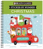 Brain Games - Sticker by Number: Christmas (Bus Cover)