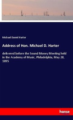 Address of Hon. Michael D. Harter - Harter, Michael Daniel