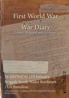 Cover 38 DIVISION 115 Infantry Brigade South Wales Borderers 11th Battalion