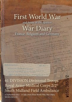 Cover 61 DIVISION Divisional Troops Royal Army Medical Corps 2/2 South Midland Field Ambulance