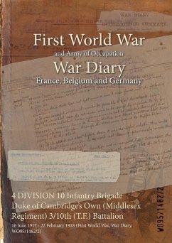 4 DIVISION 10 Infantry Brigade Duke of Cambridge's Own (Middlesex Regiment) 3/10th (T.F.) Battalion