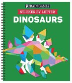 Brain Games - Sticker by Letter: Dinosaurs (Sticker Puzzles - Kids Activity Book)