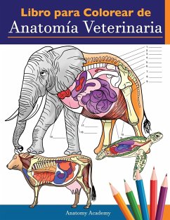 Libro para colorear de anatomía veterinaria - Academy, Anatomy