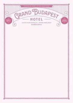 Grand Budapest Hotel: Fictional Hotel Notepad Set - Herb Lester Associates