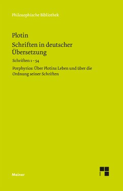 Schriften in deutscher Übersetzung (eBook, PDF) - Plotin