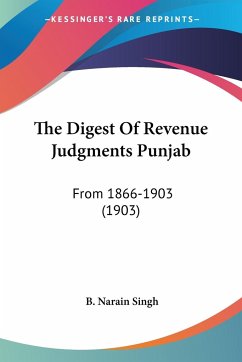 The Digest Of Revenue Judgments Punjab