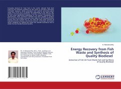 Energy Recovery from Fish Waste and Synthesis of Quality Biodiesel
