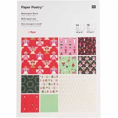 Mixed Paper Pad, Xmas FSC Mix Motivpapier