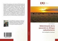 Déterminants de la pauvreté en Afrique subsaharienne - Omonga M., Karim