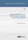 Adding nonlinearity to an electromagnetic-magnonic quantum hybrid device
