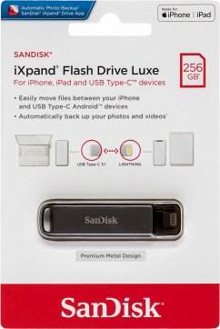 SanDisk iXpand Flash Drive Luxe 256GB TypC/Li.SDIX70N-256G-GN6NE