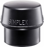 Halder Schlageinsatz für SIMPLEX Schonhammer,d.80,Gummikompos.