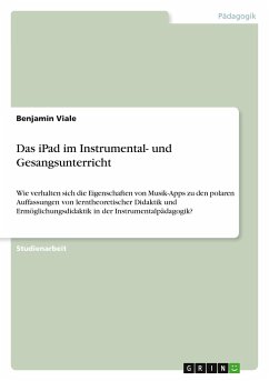Das iPad im Instrumental- und Gesangsunterricht