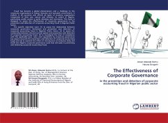 The Effectiveness of Corporate Governance