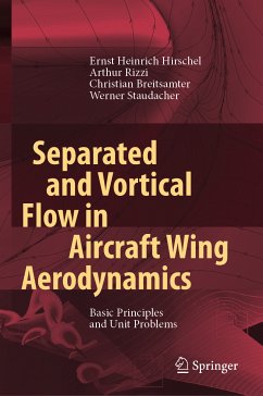 Separated and Vortical Flow in Aircraft Wing Aerodynamics (eBook, PDF) - Hirschel, Ernst Heinrich; Rizzi, Arthur; Breitsamter, Christian; Staudacher, Werner