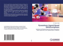 Pyrazolone Ligand Based Metalcomplexes