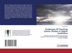 Challenges Of Teaching Islamic Studies In Higher Institution