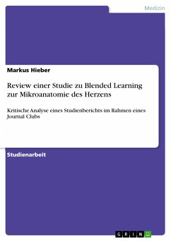 Review einer Studie zu Blended Learning zur Mikroanatomie des Herzens (eBook, PDF)