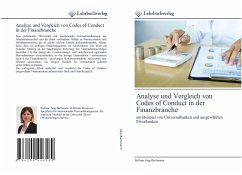 Analyse und Vergleich von Codes of Conduct in der Finanzbranche - Jung-Bachmann, Stefanie