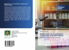 Applications of co-ordination compounds of Schiff's Bases - Prasad, M.S.N.A.