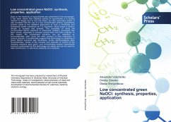 Low concentrated green NaOCl: synthesis, properties, application - Velichenko, Alexander;Girenko, Dmitriy;Shmychkova, Olesia