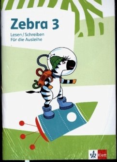 Cover Zebra 3. Paket: Heft Lesen/Schreiben ausleihfähig und Heft Sprache ausleihfähig Klasse 3