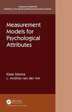Measurement Models for Psychological Attributes (eBook, ePUB) - Sijtsma, Klaas