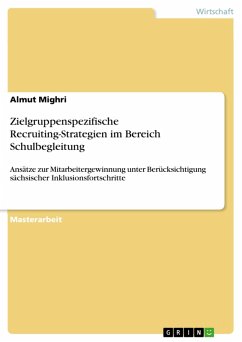 Cover Zielgruppenspezifische Recruiting-Strategien im Bereich Schulbegleitung (eBook, PDF)
