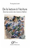 De la lecture à l'écriture