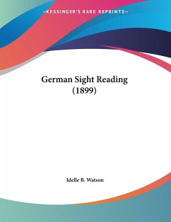 German Sight Reading (1899)