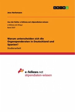 Warum unterscheiden sich die Organspenderaten in Deutschland und Spanien?