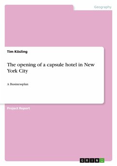 The opening of a capsule hotel in New York City