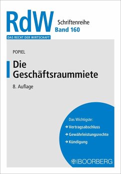 Die Geschäftsraummiete - Popiel, Dominique Johanna