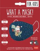 Kinder Mund-Nasen-Maske - Santasaurus