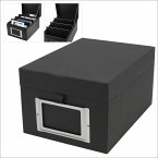 Postkarten- und Fotobox Black Edition