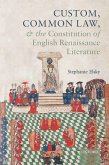 Custom, Common Law, and the Constitution of English Renaissance Literature (eBook, PDF)