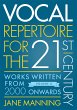 Vocal Repertoire for the Twenty-First... - Bild 1