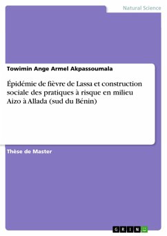 Épidémie de fièvre de Lassa et construction sociale des pratiques à risque en milieu Aizo à Allada (sud du Bénin) (eBook, PDF)