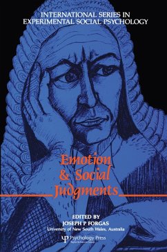 Emotion and Social Judgements (eBook, PDF)