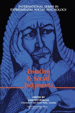 Cover Emotion and Social Judgements (eBook, ePUB)
