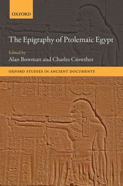 The Epigraphy of Ptolemaic Egypt (eBook, ePUB)